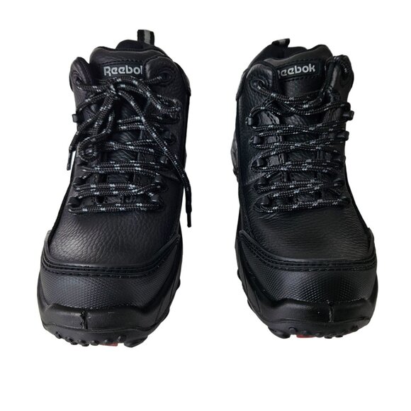 Reebok Womens Tiahawk Waterproof Composite Sport Work Boot 7W  Black Slip Resist - Picture 3 of 16